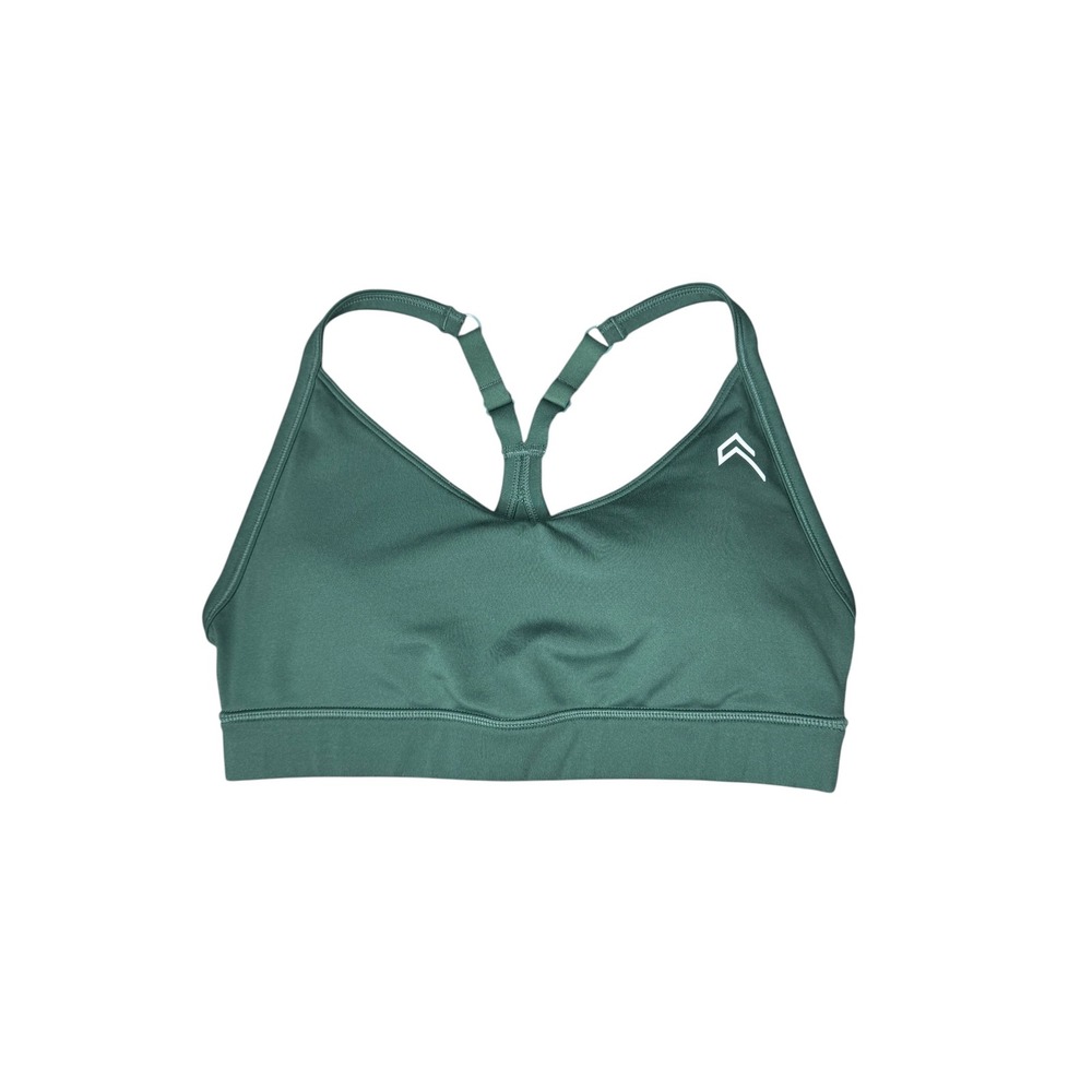 Oner Active Enhancelift Seamless Strappy Sports Bra Racing Green Racerback Small